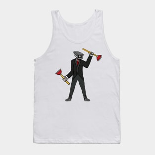 Toilet Skibidi Cameraman Tank Top